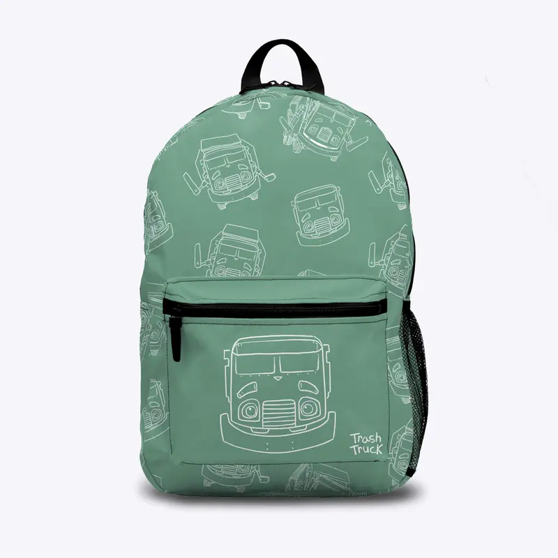 Trash Truck Backpack