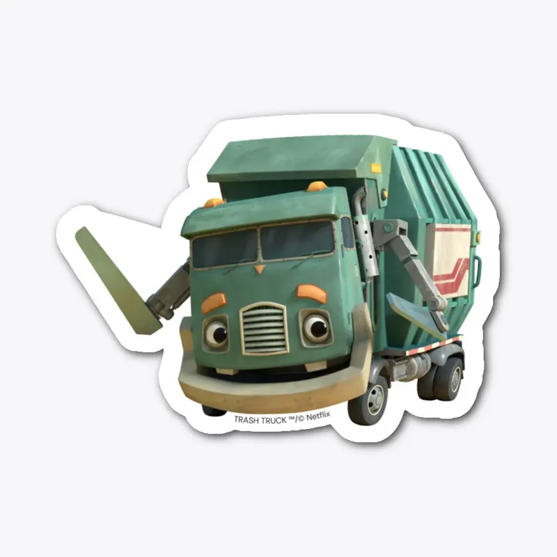 Trash Truck Sticker